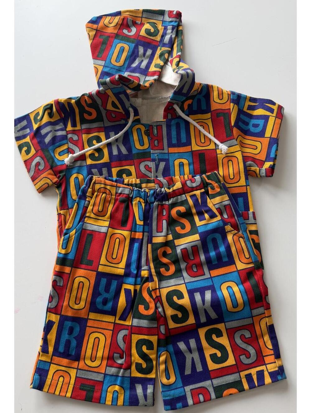 90s Toddlers 2T Colorful Outfit Set